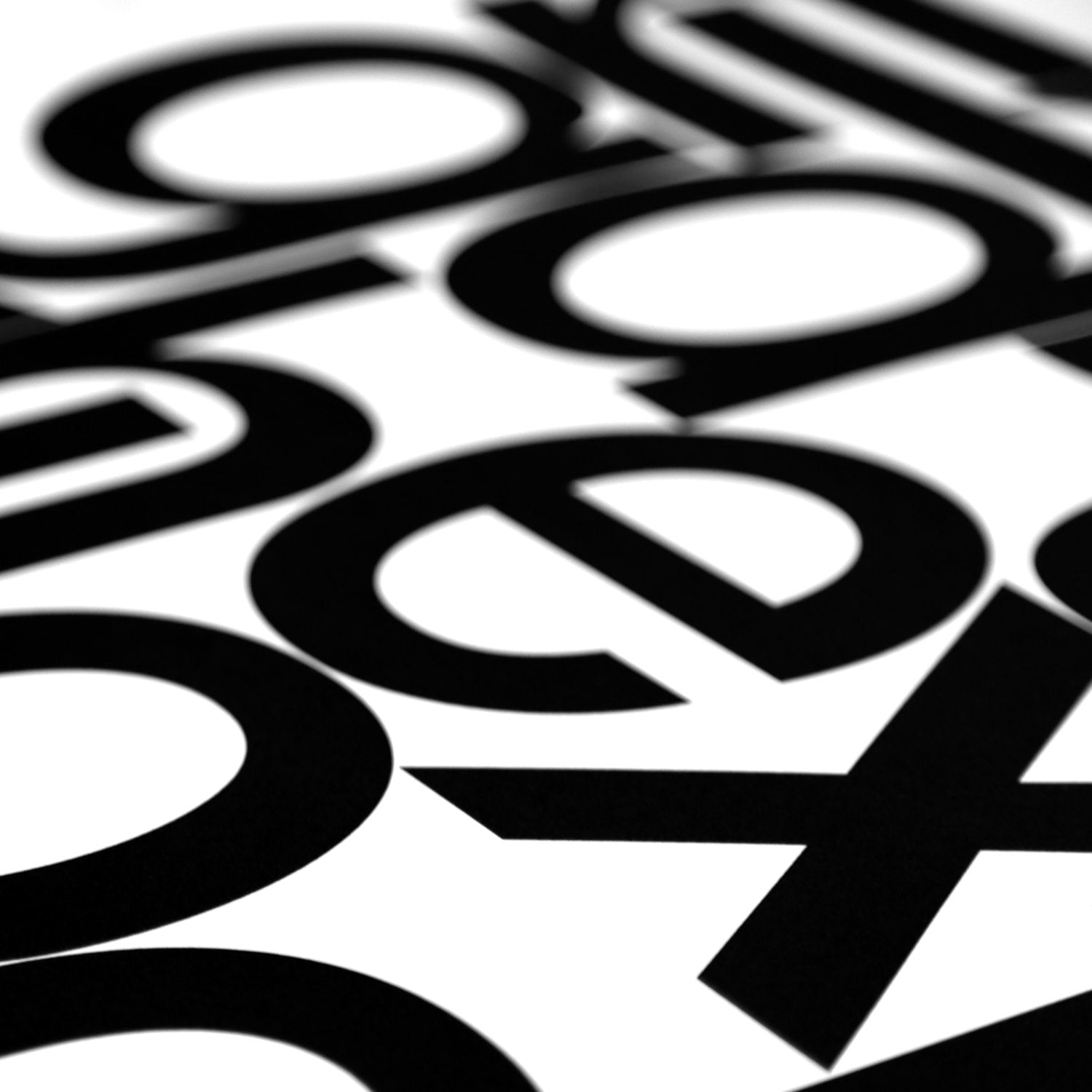 Automatically Arranged Alphabets by Experimental Jetset
