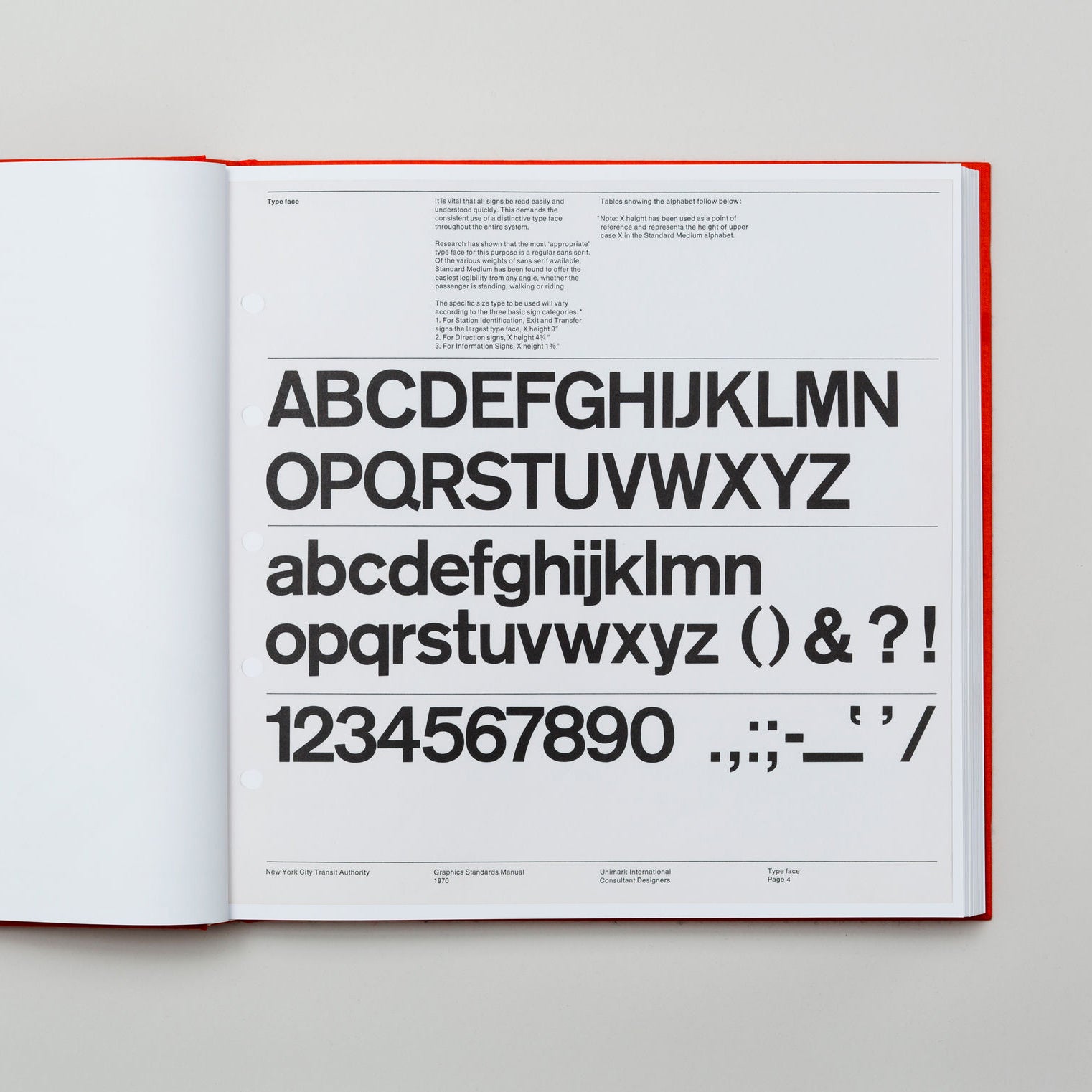 1970 New York City Transit Authority Graphics Standards Manual